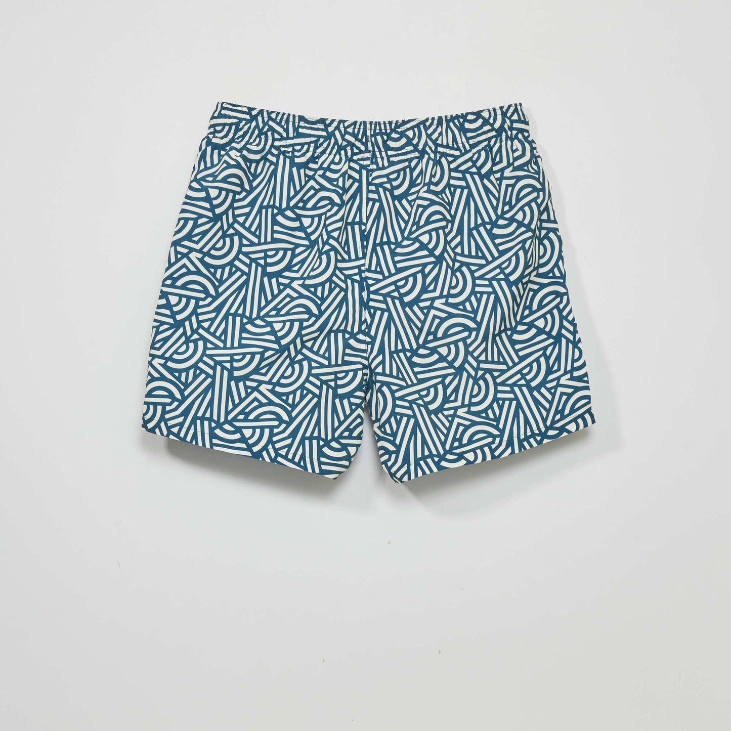 Printed swim shorts BLUE